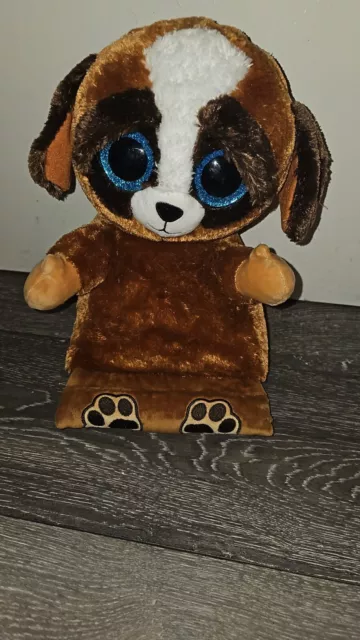 TY Beanie Boos Peek a Boo Pups Dog Tablet Phone Holder Plush