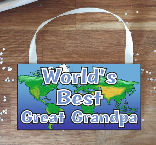 Tolles Opa Plakette Geschenk - Das Beste der Welt - Spaß Niedliche Neuheit Schild Geschenk
