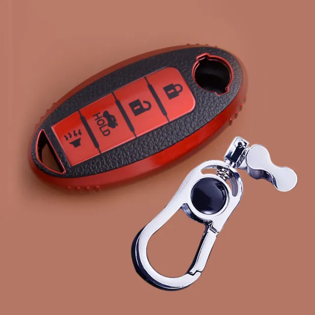 TPU Key Fob Cover Key Case Holder Fit for Nissan Rogue Altima Infiniti Q30 Q50