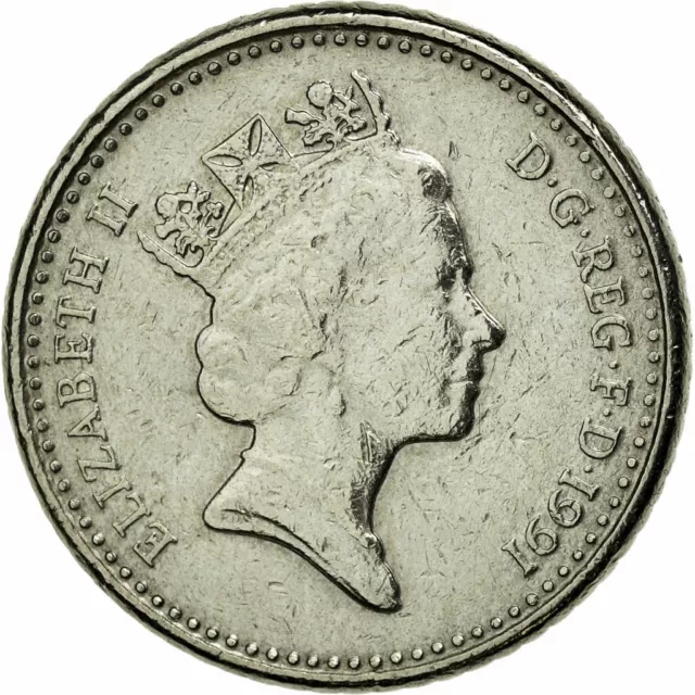 [#78355] Coin, Great Britain, Elizabeth II, 5 Pence, 1991, AU(50-53), Copper-nic
