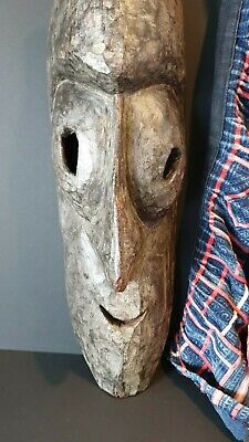 Old Carved Wooden Tribal Mask …beautiful collection & display piece 3