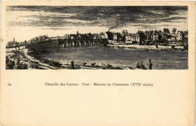 CPA AK PARIS 12th Chapel of Carmel. Pont Masinos de Charenton (539179)