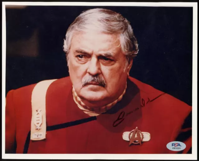 James Doohan Star Trek Signed 8x10 Photo PSA DNA Authenticated