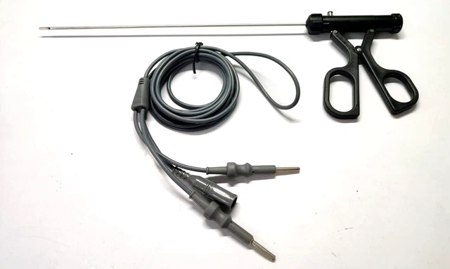 Laparoscopic Bipolar X-handle 5mm x 330mm SS Surgical Instruments CE approved