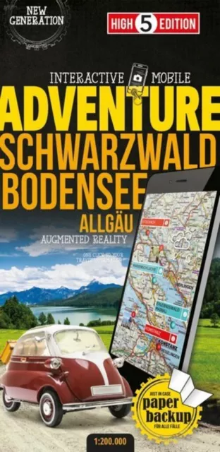High 5 Edition Interactive Mobile ADVENTUREMAP Schwarzwald Bodensee Allgäu 2018