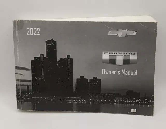 Owner Manual for 2022 Chevrolet Camaro, Factory Glovebox Book Used