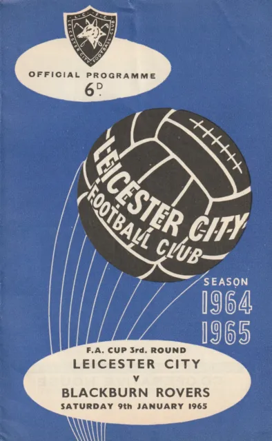 Leicester City v Blackburn Rovers, 9 January 1965, FA Cup 3rd Round