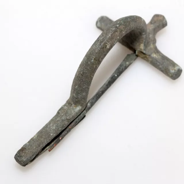 Ancient Roman-Military silver crossbow fibula brooch-early 300 A.D 3
