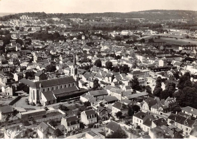 78 - LES MUREAUX - SAN29285 - Vue Aérienne - La Vieille Ville - CPSM 15X10cm