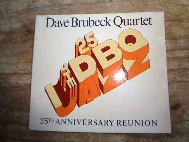 DAVE BRUBECK QUARTET "25th ANNIVERSARY REUNION" CD (DIGIPAK, UK 1988)