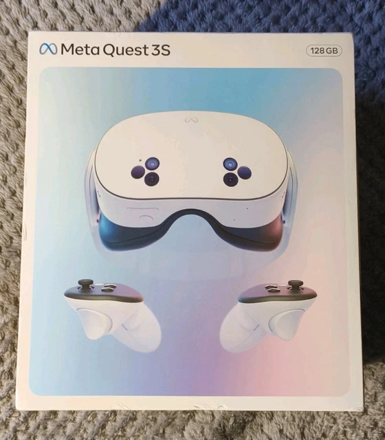 META QUEST 3S 128GB All-In-One Mixed Reality Headset Brand new + sealed ...