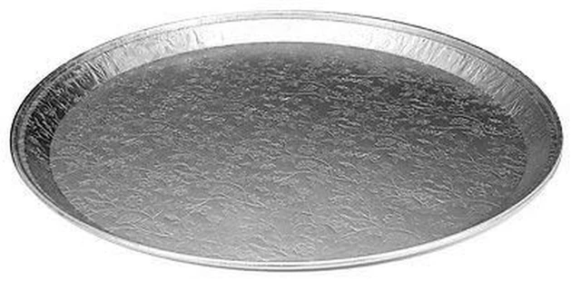 Handi-Foil 16" Round Flat Disposable Aluminum Catering Serving Tray Platter 2...