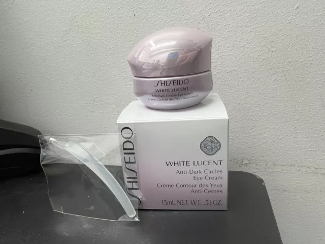 Crema para ojos antioscuros Shiseido blanca brillante para 0,53 OZ TOTALMENTE NUEVA 2