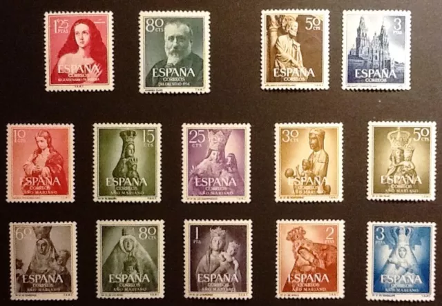 Sellos De España Año 1954**  (Mnh) Nuevos Sin Fijasellos