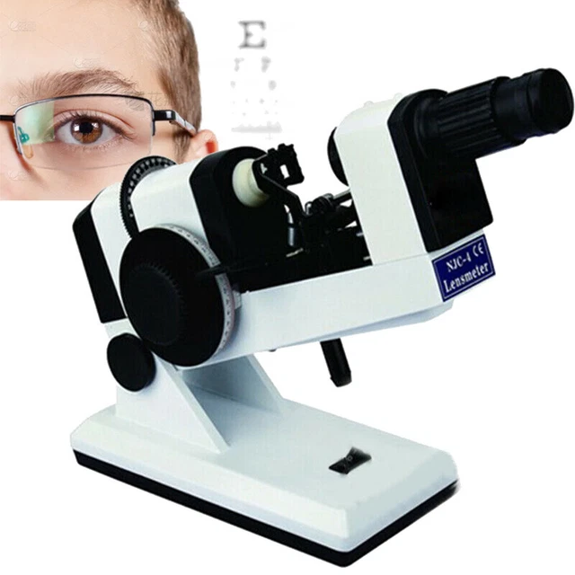 Manual Lensmeter Optical lensometer Focimeter Prism Compensator AC/DC Power