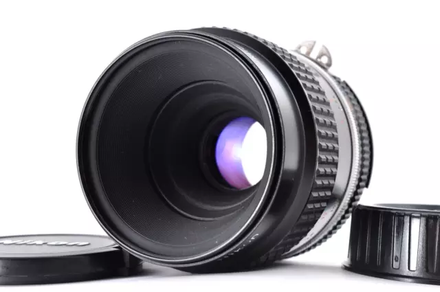Nikon Ai-s Micro Nikkor 55mm f/2.8 Macro Close Up MF Lens from Japan [Near Mint]