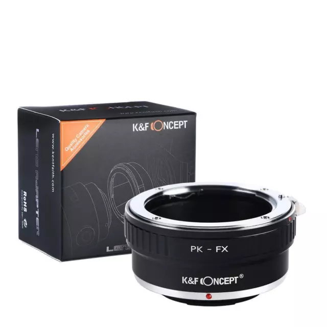 K&F Concep Adapter Ring for Pentax PK K Lens to Fujifilm X X-Pro1