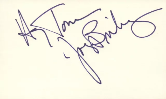 Joey Bishop Actor Comedian Singer 1978 Rat Pack TV Autographed Signed Index Card