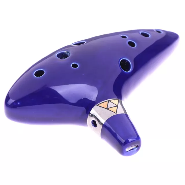 12 Hole Ocarina Ceramic Alto C of Ocarina Flute Blue Ocarina Musical InstrumW G1 3