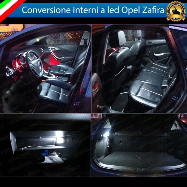 Kit Led Interni Opel Zafira C Conversione Interna A Led Completa Canbus 6000K