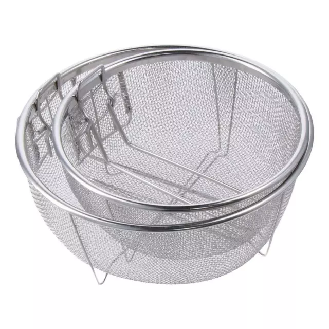 with Long Handle Fryer Basket Detachable Fryer Strainer  Kitchen