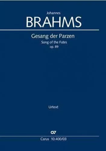 Gesang der Parzen (Klavierauszug)|Johannes Brahms|Broschiertes Buch|Deutsch