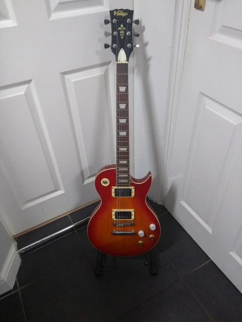 VINTAGE V99 .LES Paul Copy Orange Sunburst Electric Guitar 70.00