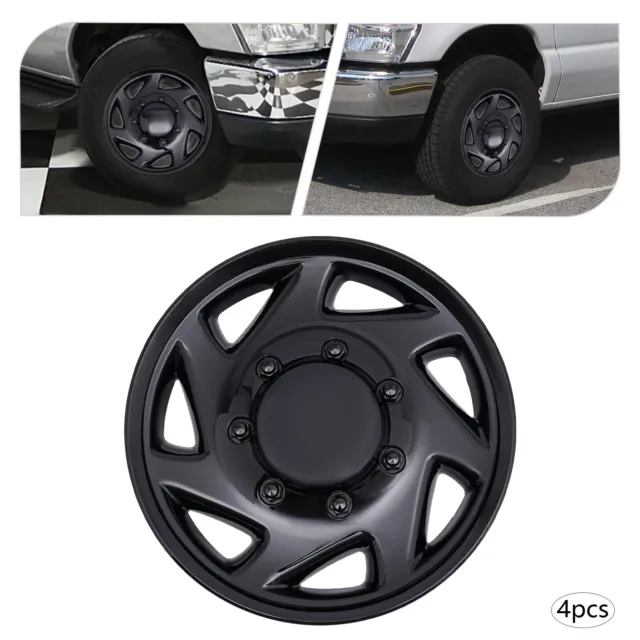 4pcs Hub Caps Van Full Wheel Covers For Ford Econoline E250 E350 E450 99-18