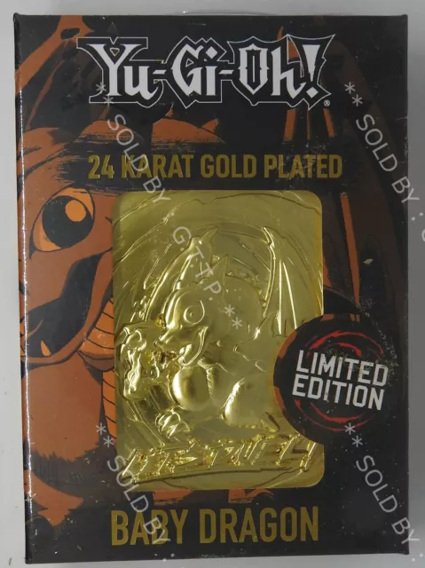 Yugioh! - Baby Dragon - 24K Gold Plated Collectable - Limited Edition