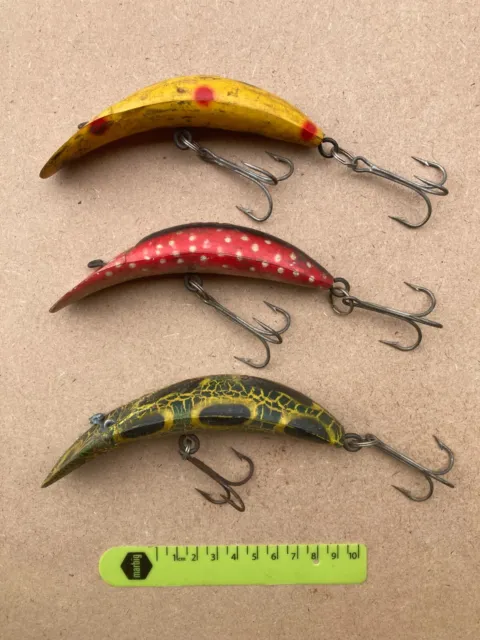 STUMPJUMPER LURES X 6, size #3 JJ's Lure, 55mm body, cod and goldens  collectable $30.00 - PicClick AU