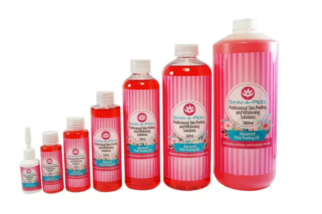 Skin-A-Peel Advanced Pink Peeling Oil Peeling Solution Lightening Face Body