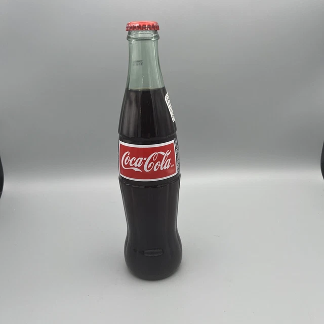 VINTAGE 2002 COCA Cola Coke Soda Bottle Glass Mexico 355 ml Green