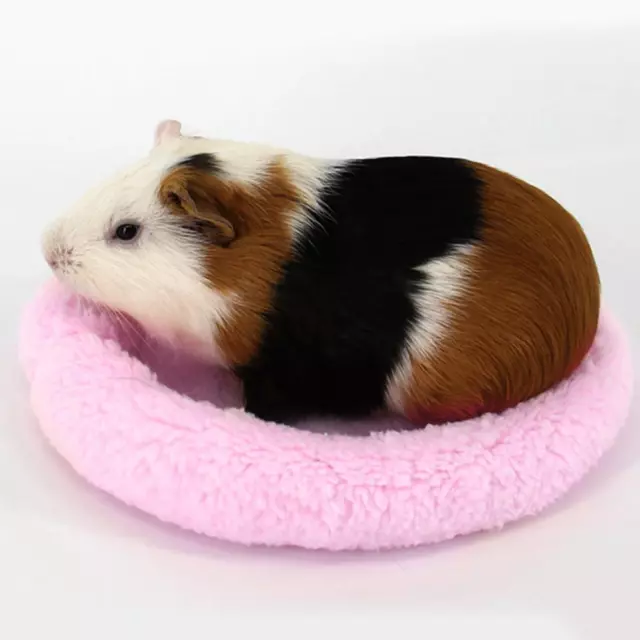 fr Cute Animal Pet Rabbit Hamster House Bed Washable Winter Warm Soft Cushion