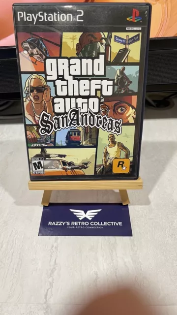 PS2 Playstation 2 GRAND THEFT AUTO: SAN ANDREAS WATA 9.6 Factory Sealed A++