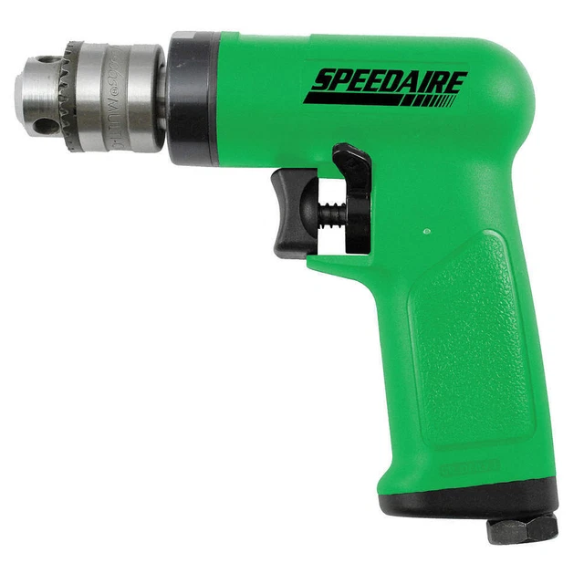 Taladro SPEEDAIRE 10D234, accionado por aire, empuñadura de pistola, 1/4 in