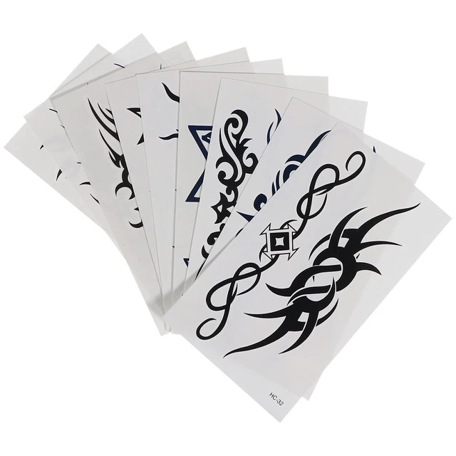 36 Pcs Disposable Waterproof Totem Tattoo Sticker Child Halloween Body