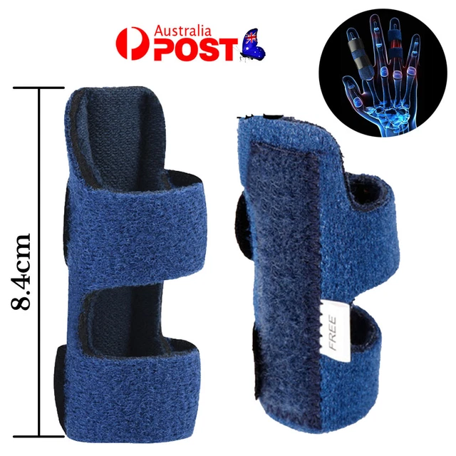 5x Trigger Mallet Finger Splint Brace Fracture Protector Support Adjustable Pain
