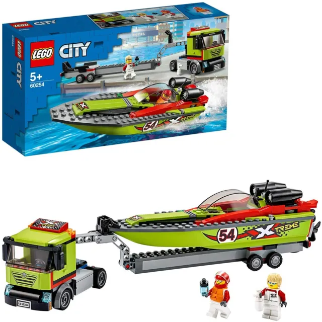 LEGO 60254 - CITY Race Boat Transporter - New & Sealed