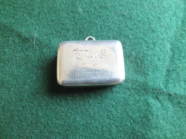 Rare Scottish Antique Georgian Solid Silver Vinaigrette - 1820