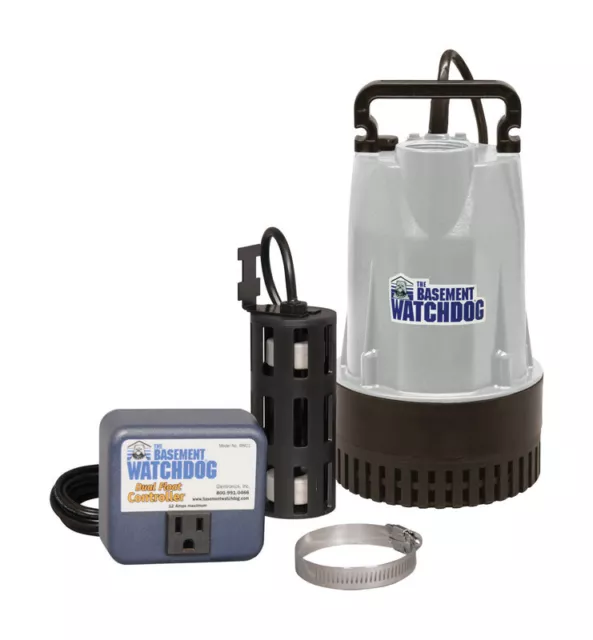 Basement Watchdog  1/2 hp 4400 gph Aluminium  Submersible Sump Pump