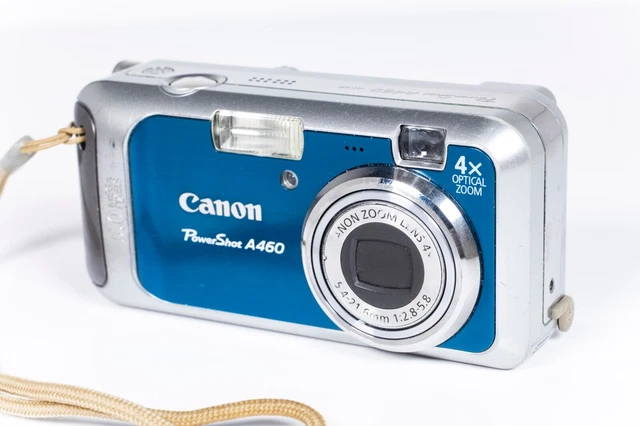 Canon PowerShot A460 Compact Vintage Point & Shoot Digital Camera 4xOptical Zoom