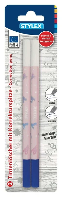 STYLEX 33212 - Tintenlöscher 2 Stück Einhorn