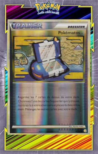 Pokématos Reverse-HS01:HeartGold SoulSilver-96/123-Carte Pokemon Française