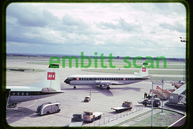Original Slide, BEA Vickers 951 Vanguard (G-APEB), in 1962