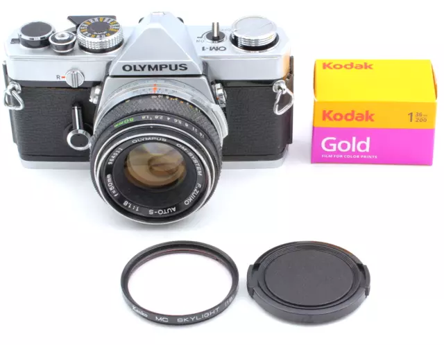 Vidéo [Near MINT] Objectif Olympus OM-1 SLR F Zuiko Auto-S 50 mm f/1.8 du JAPON