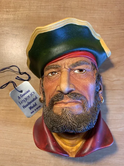 Bossons Legend Products Chalkware Head – Captain Morgan – 1983
