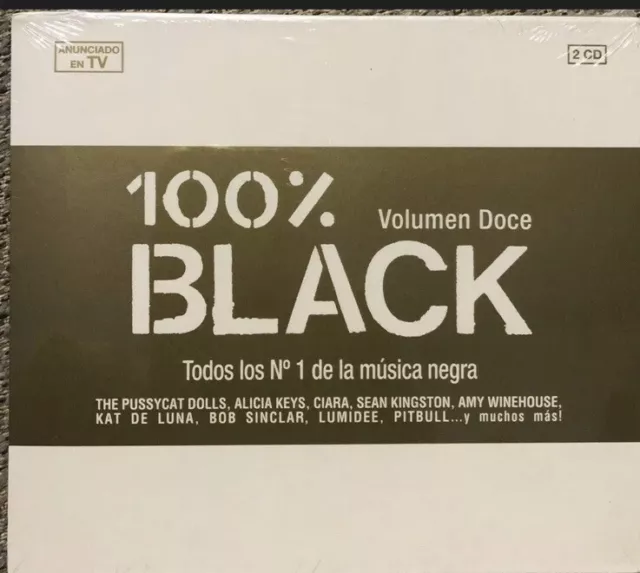 100% BLACK VOL.Doce - N1 De La Musica Negra Cd Nuevo Precintado 8