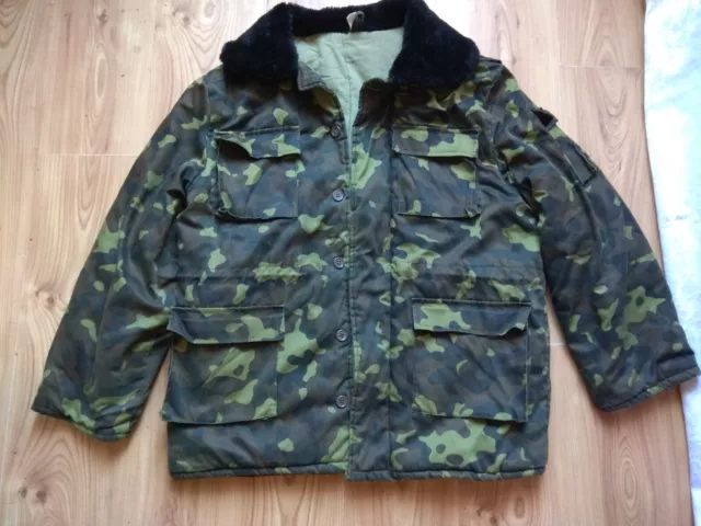 RARE Vintage old Soviet Army USSR Soviet Uniform winter Jacket Military FUFAIKA