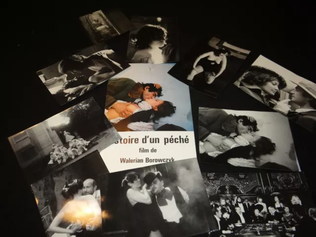 walerian borowczyk HISTOIRE D'UN PECHE rare dossier presse cinema 1975 + photos