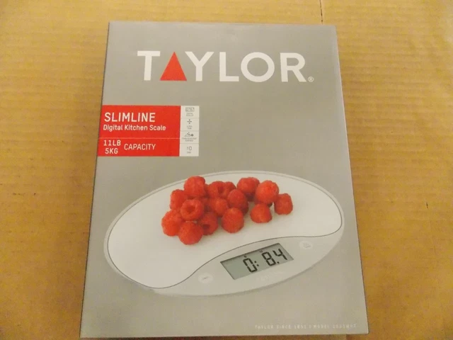 Taylor Slim line Digital Kitchen Scale - NEW IN BOX